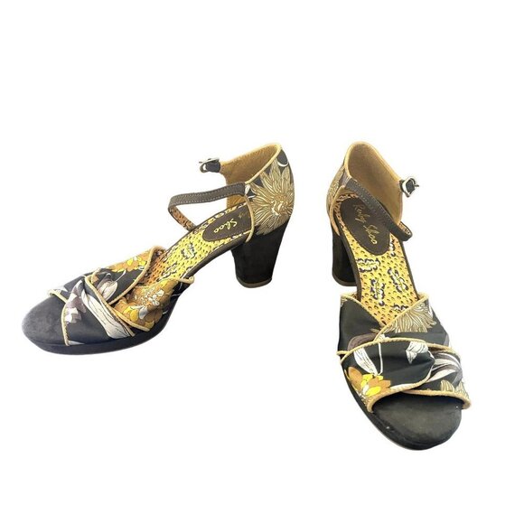 Ruby Shoo Xanthe Peeptoe Heels Retro 1960s Heels 7 - Picture 2 of 12